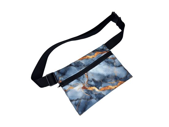 BLUE GRAY MARMOR TREAT BAG